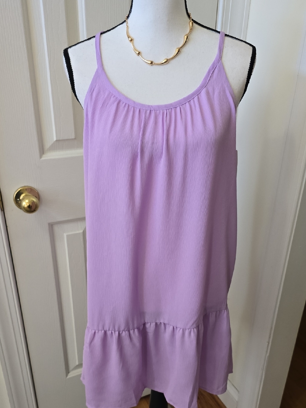 FRESHWATER BRAND WOMEN'S JUNIOR SIZE PURPLE SUNDRESS/COVER UP SIZE MEDIUM 8-10